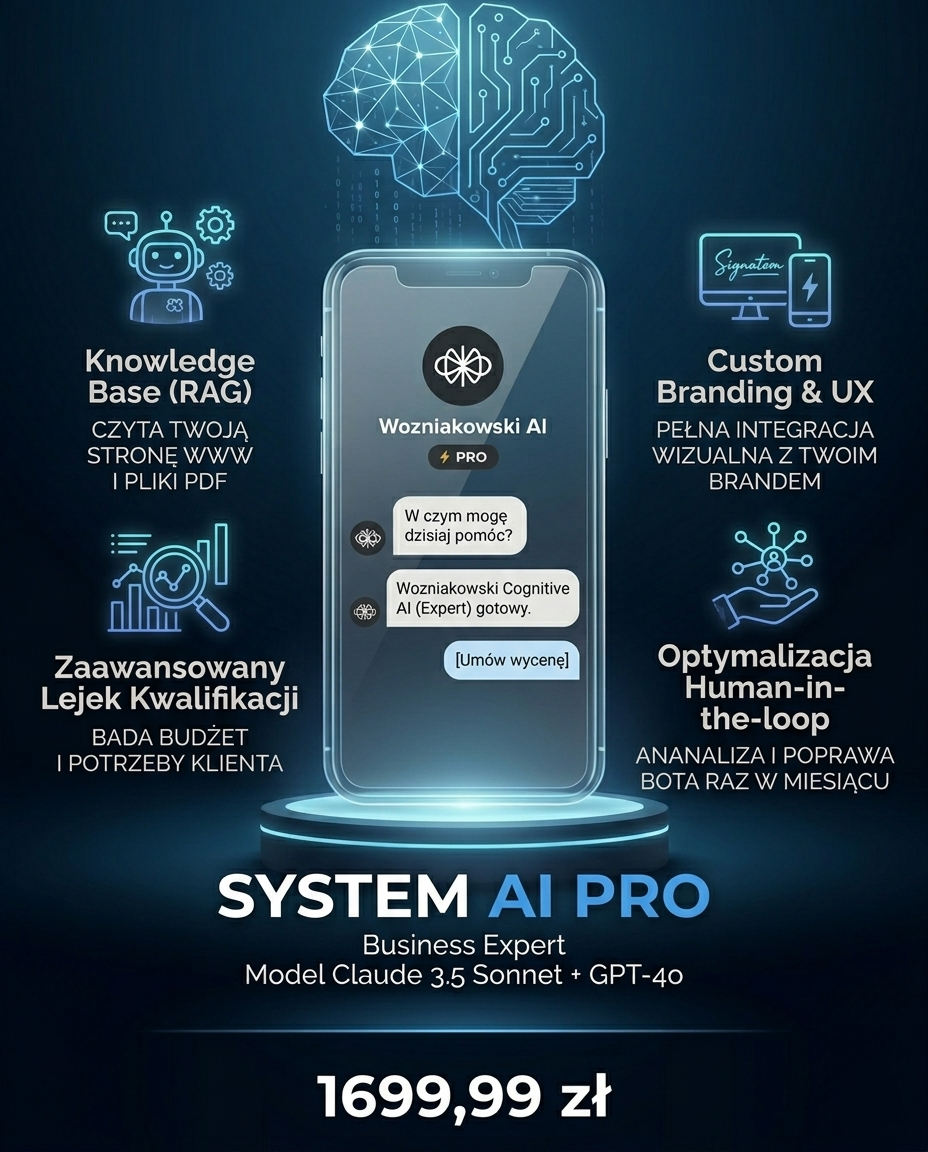 System Pozyskiwania Klientów AI - Pakiet Pro