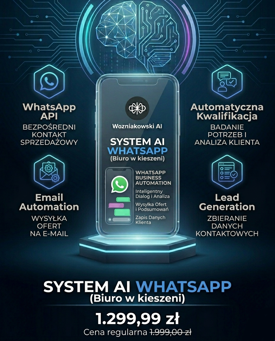 System AI Social – WhatsApp Business (Biuro w kieszeni)